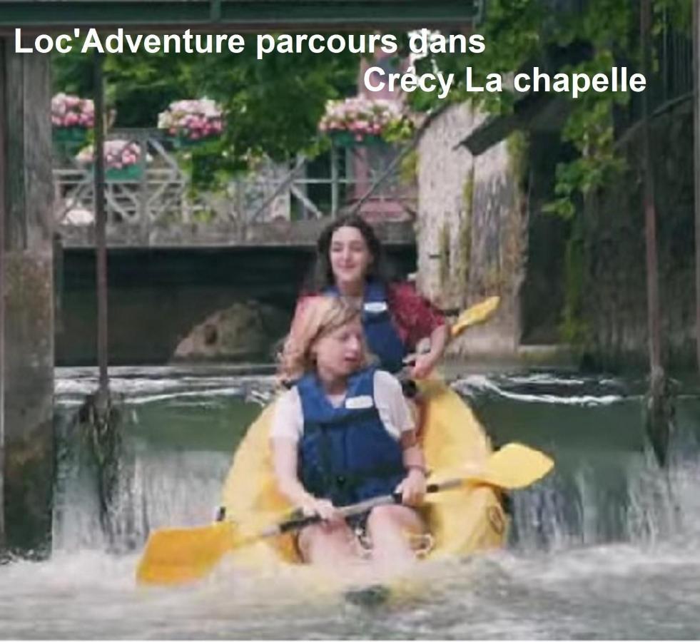 Les Nympheas, Appart Au Calme Et Grand Jardin A 15 Min De Disneyland, Crecy-la-Chapelle Kültér fotó