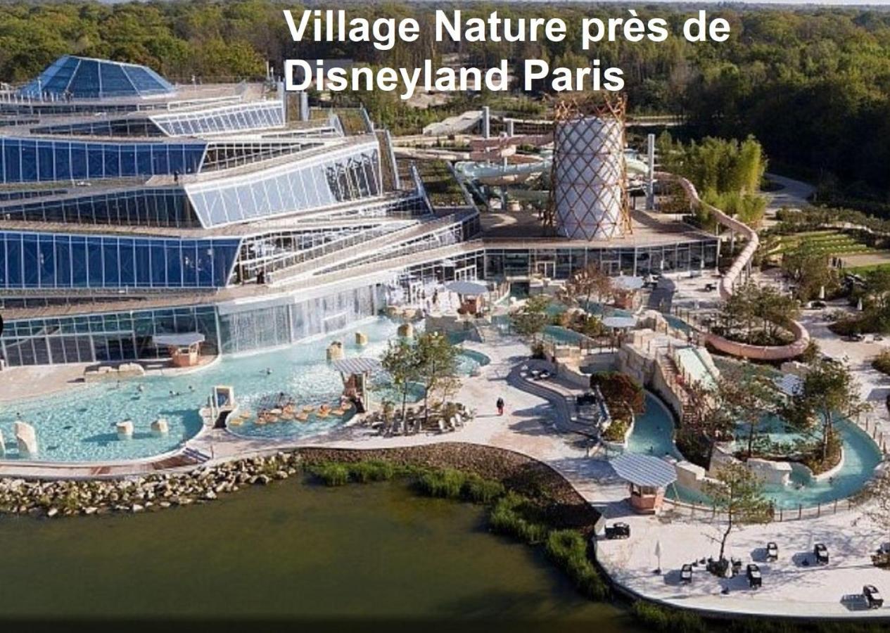 Les Nympheas, Appart Au Calme Et Grand Jardin A 15 Min De Disneyland, Crecy-la-Chapelle Kültér fotó