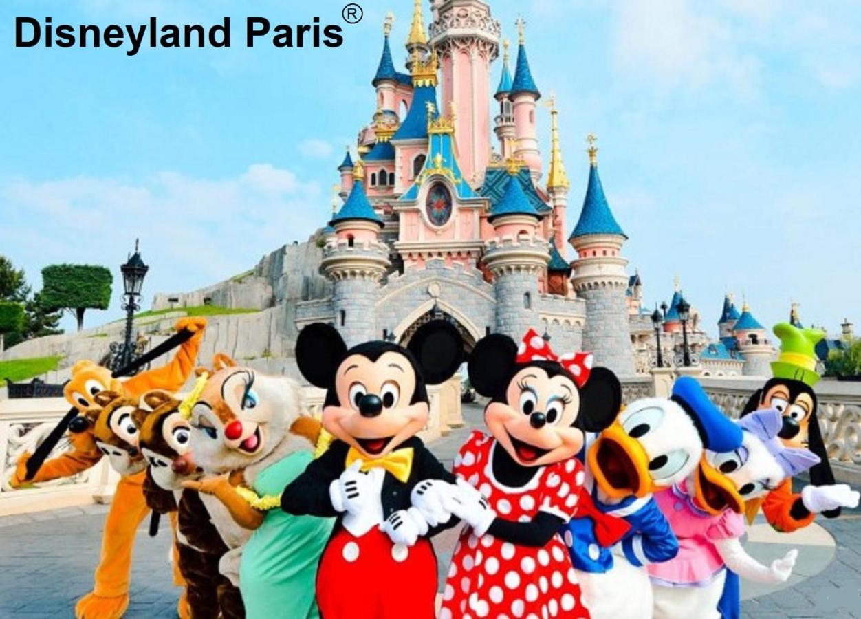 Les Nympheas, Appart Au Calme Et Grand Jardin A 15 Min De Disneyland, Crecy-la-Chapelle Kültér fotó