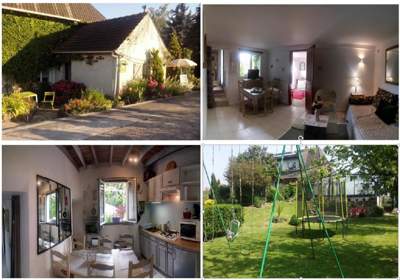 Les Nympheas, Appart Au Calme Et Grand Jardin A 15 Min De Disneyland, Crecy-la-Chapelle Kültér fotó
